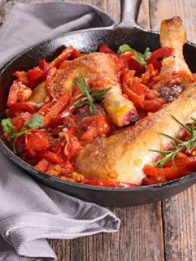 Poulet Basquaise 